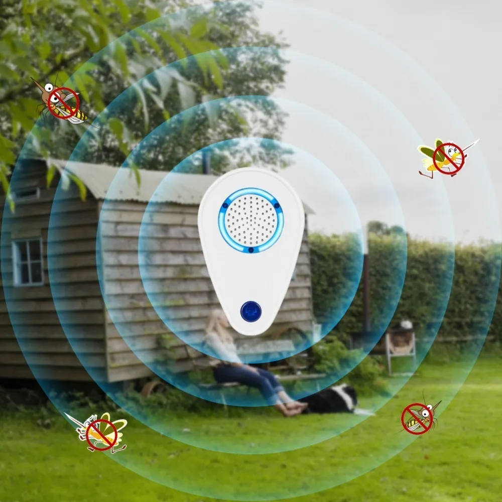 Улучшенная версия электронный Кот ультразвуковой анти отпугиватель комаров и