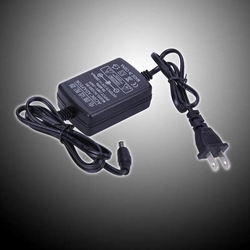 AC в DC адаптер питания 12 V 2A двойной кабель конвертер Универсальный 5.5x2.1 2 5