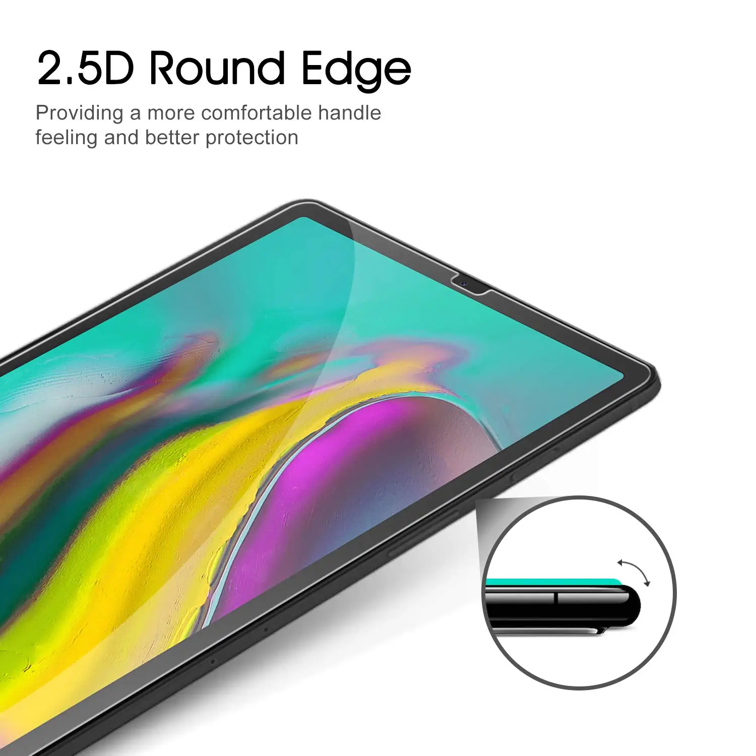 Закаленное стекло ZoeRax для Samsung Galaxy Tab S5e защита экрана твердость 9H/без
