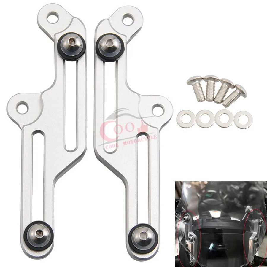 Motorcycle Accessories Windscreen Adjuster Windshield Bracket Mounting Kit For Honda NC700X NC750X 12-15 Adjusters | Автомобили и