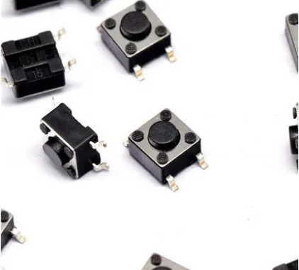 100 шт. 6*6*4 3 мм панель PCB мгновенная тактовая кнопка Микро переключатель 4