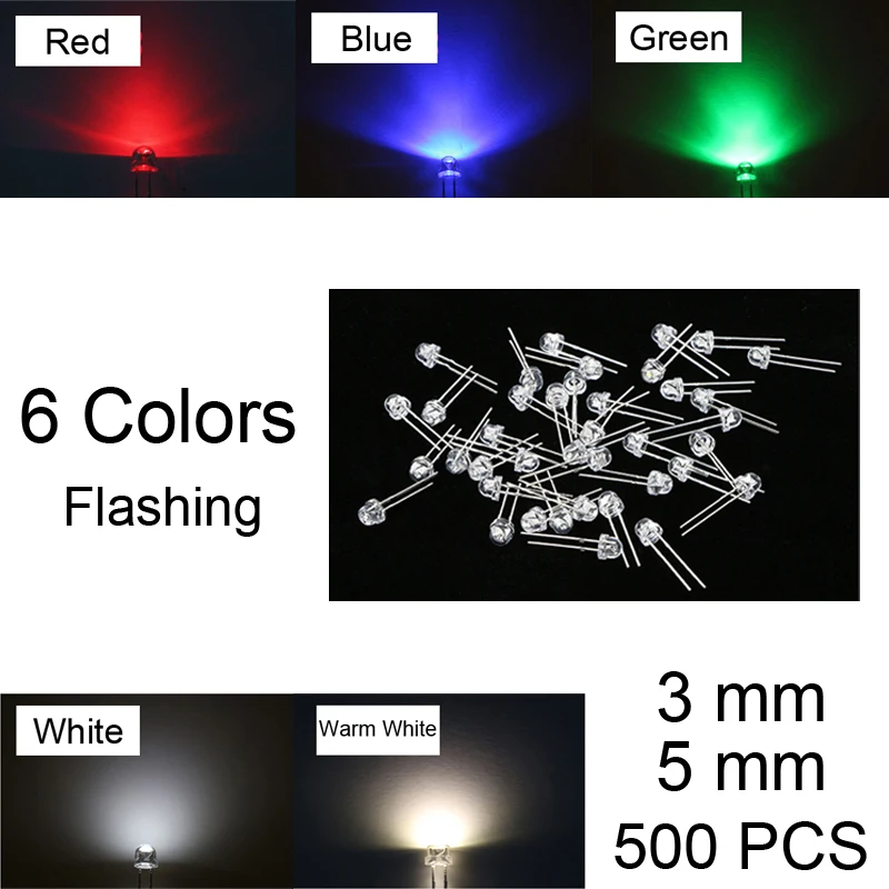 500 шт. светодиодный диоды для подавления переходных скачков напряжения розового