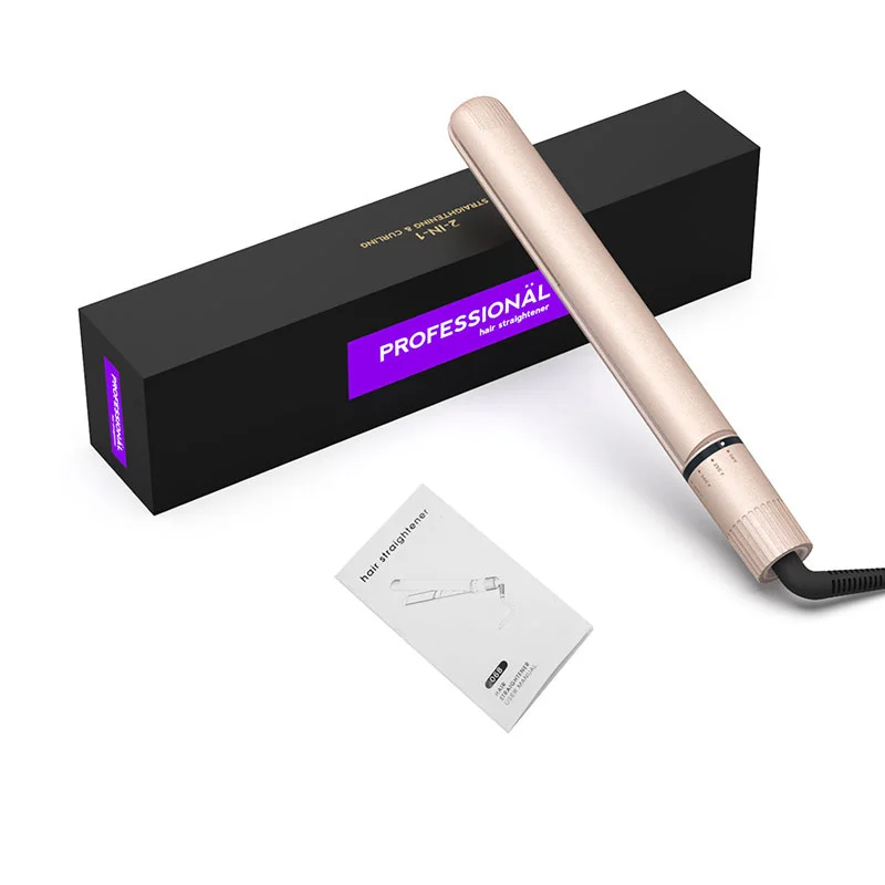 Выпрямитель 2 в 1 выпрямление и завивка плоский Утюг светодиодный дисплей