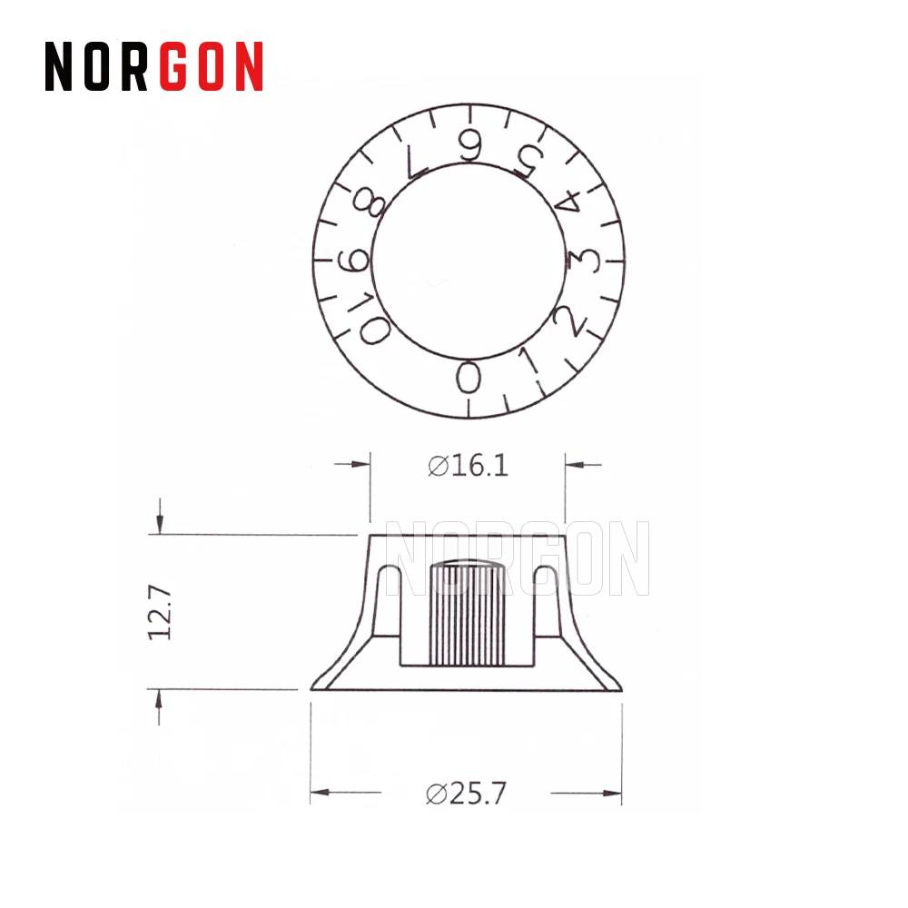 Ручки для электрогитары Norgon 1 шт. ручки LP 4 цвета детали и аксессуары