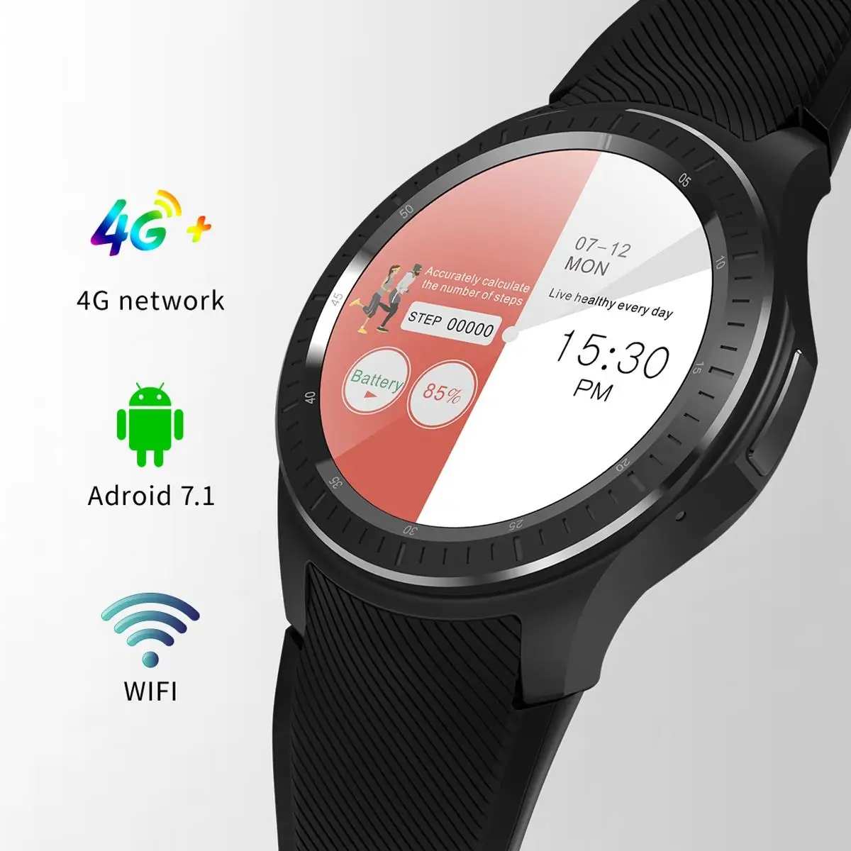 Dm368 плюс Смарт часы Bluetooth Smartwatch 4G Mt6739 Android 5 1 4 ядра наручные с частота сердечных