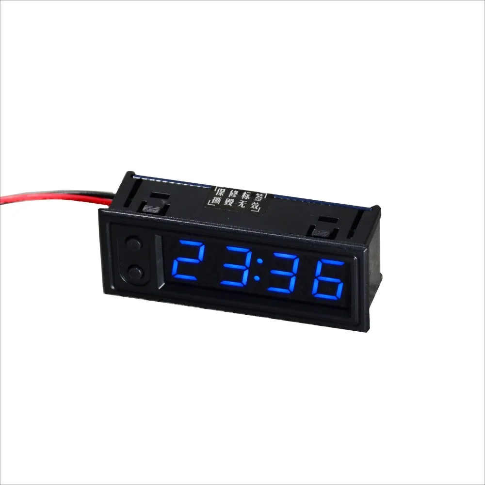 DYKB 3в1 цифровые светодиодные электронные часы Uhr + Вольтметр внутренний наружный