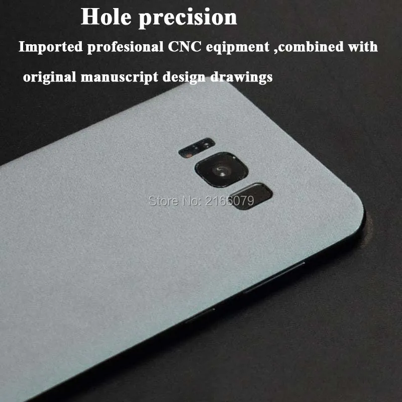 For Samsung Galaxy S8 G9500 / Plus G9550 6.2" Luxury Plush Surface Full Back Cover Protective Suede Sticker Skin Decal Film