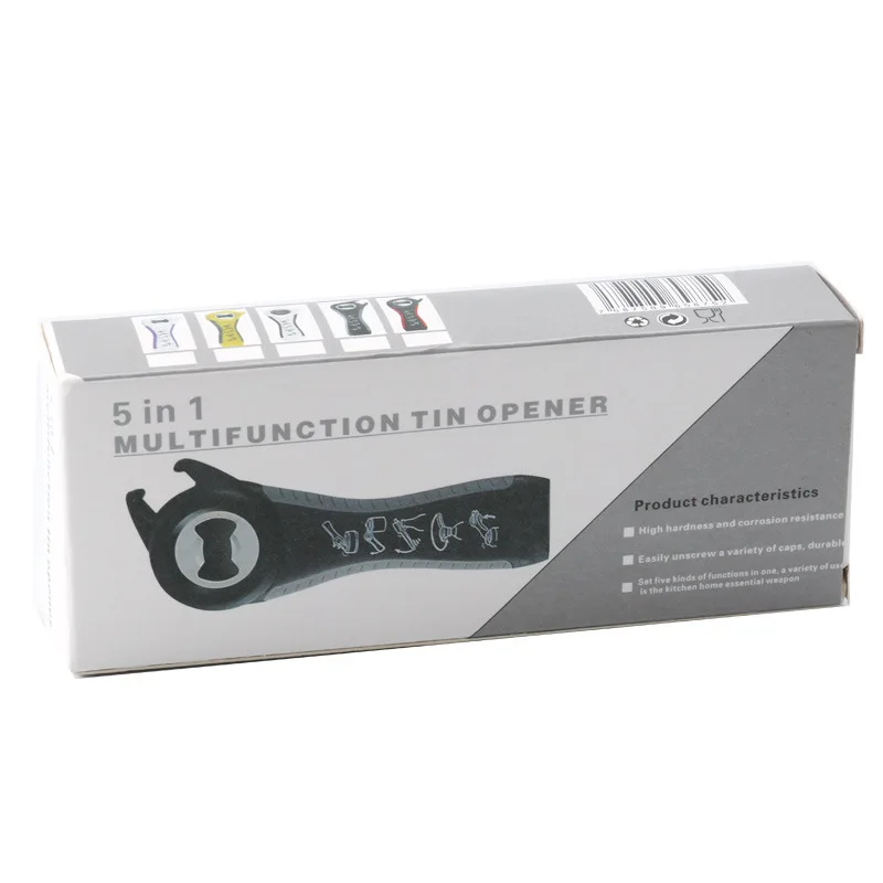 FASOTY 5 в 1 ручной пластиковый открывалка для бутылок из нержавеющей стали