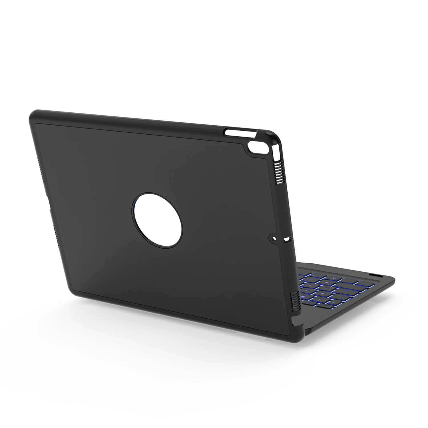A black PC+ABS+Aluminum alloy Bluetooth keyboard F105 for ipad PRO 10.5 inch with data cable manual | Компьютеры и офис