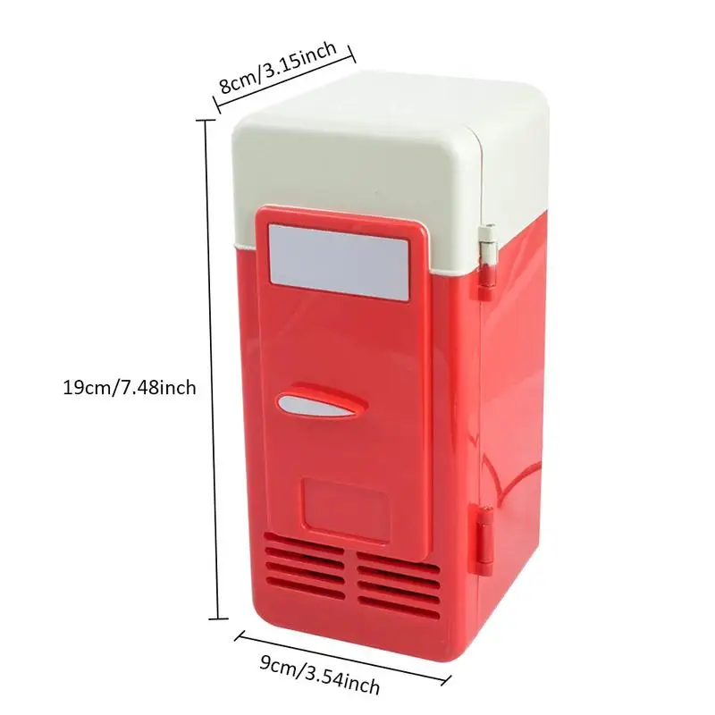 Car USB Mini Fridge Refrigerator Home Travel Vehicle Potable Gadget Beverage Cans Cooler Warmer | Автомобили и мотоциклы