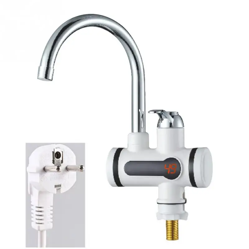 Электрический мгновенный горячий Проточный Нагреватель кран три секунды