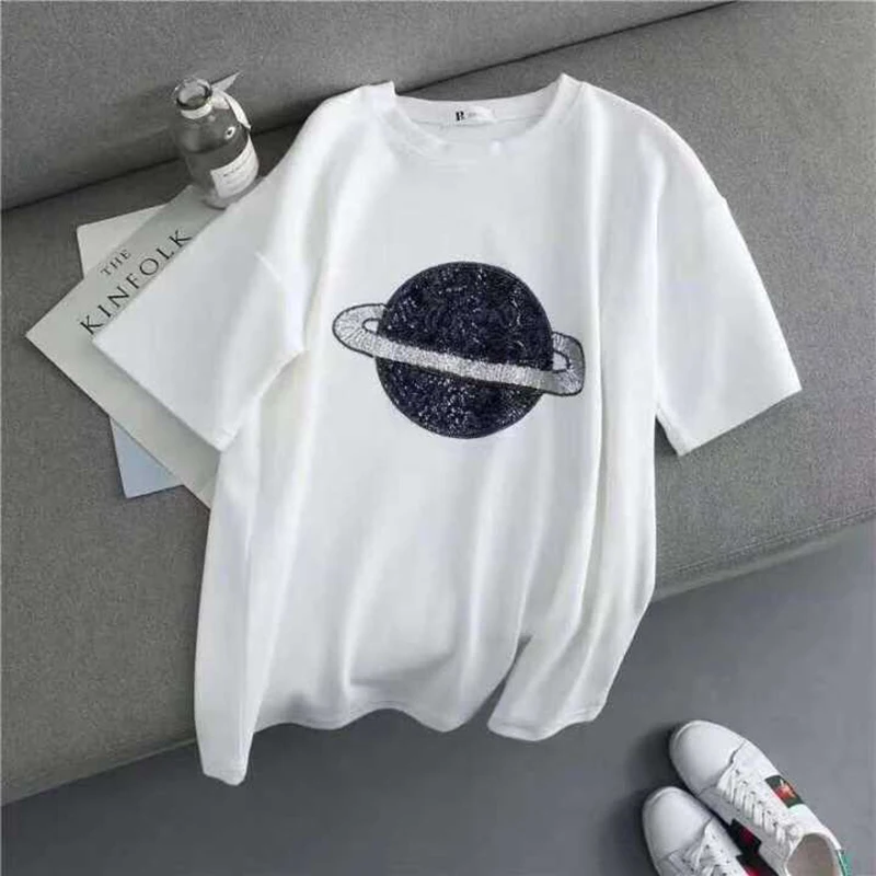 Блуждающая земля блёстки планеты Патчи Шить на футболке аппликация 3D большие