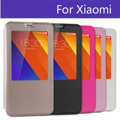 Защитный чехол с откидной крышкой для Xiaomi Redmi Note4 4X 5 прозрачное окно мобильный