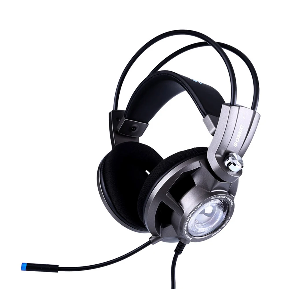 Somic G955 7 1 канала Стерео оголовье наушников Электрический конкурс игровая