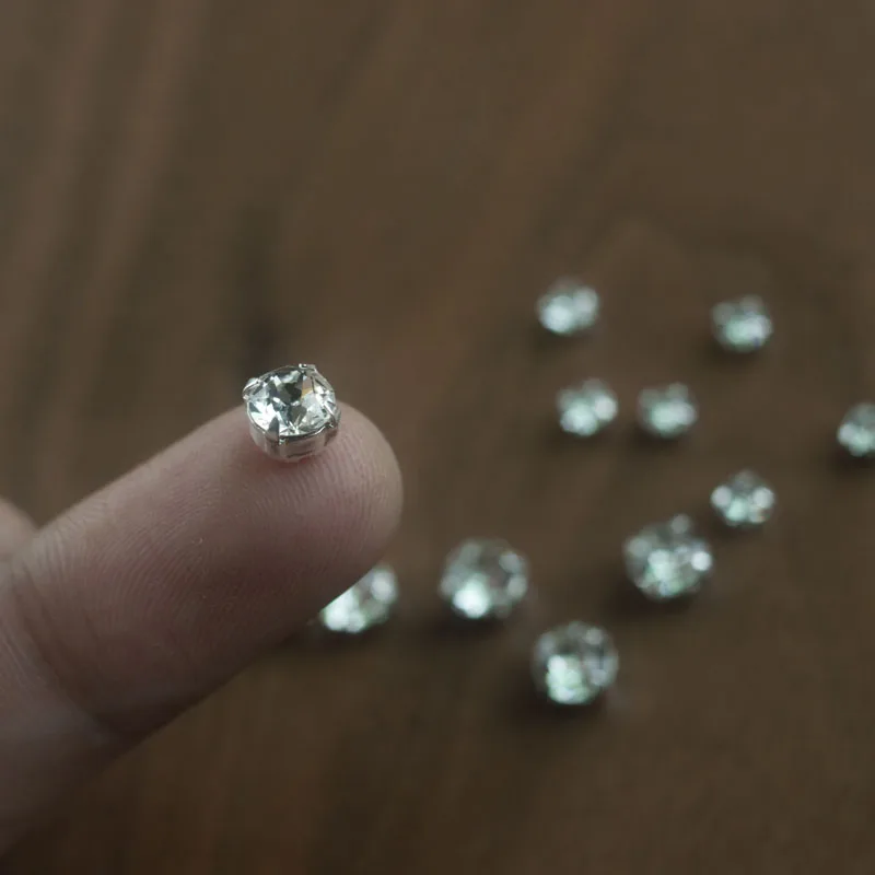 Французская вышивка Swarovski Австрийский импорт сверло в форме когтя три размера