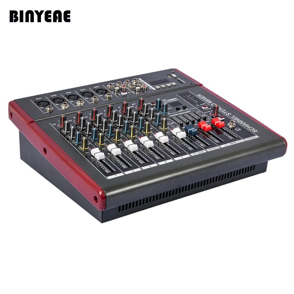 Профессиональный Мощный DJ микшер 500 Вт RMS MX702D 7 Канальный микшер|dj|dj mixerdj mixer professional