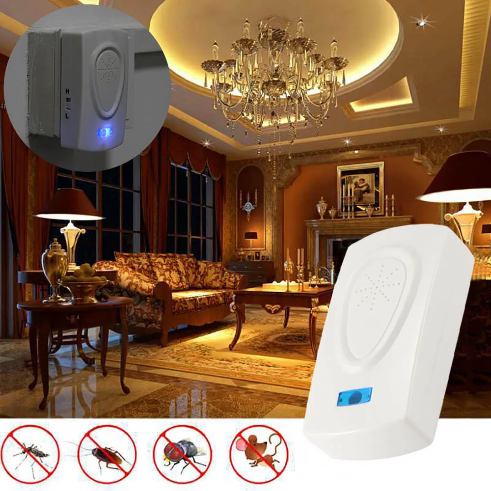 Ультразвуковой Отпугиватель для сада устройство светильник уничтожения комаров