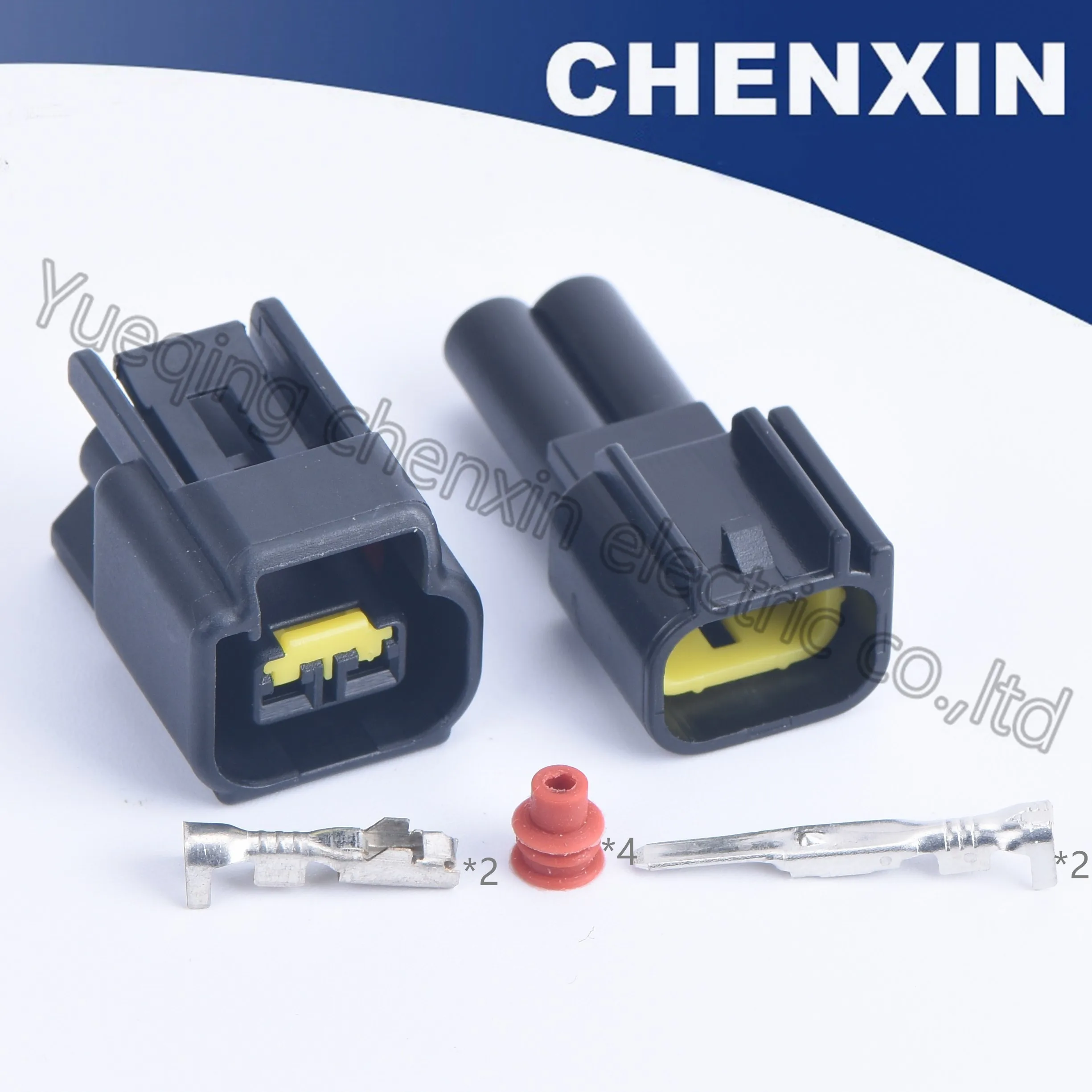 Черный 2pin авто электрические разъемы проводов adaptres розетки (2 3) женские FW C 2F B/FW 2M B