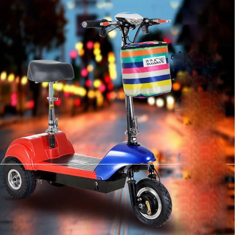261005/Adult mini folding electric scooter / ladies battery car two wheel scooter/Anti-skid handle/Mini | Спорт и развлечения