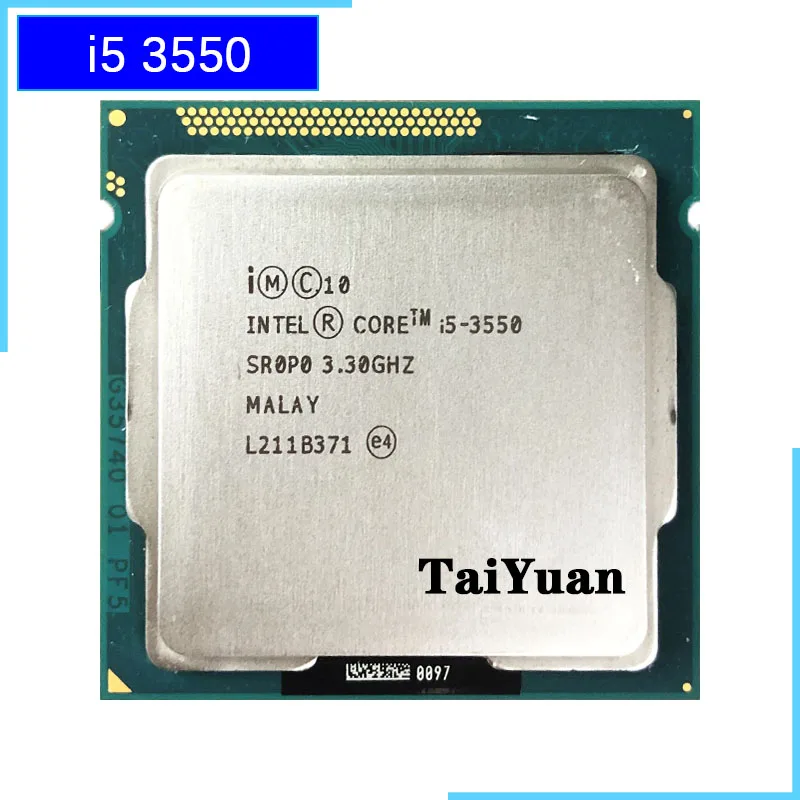 Процессор Intel Core i5-3550 i5 3550 3 ГГц 4 ядра Кэш-память 6 Мб 77 Вт тип разъема LGA 1155 б/у |