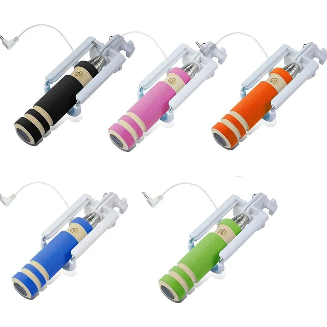Extendable Telescopic Portable Selfie Stick For Camera Mobile 65g Phone Holder Stand | Электроника