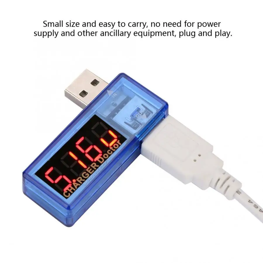 USB Charger Tester Digital Mobile Power Charging Current Voltage Ammeter Tester|Измерители тока| |