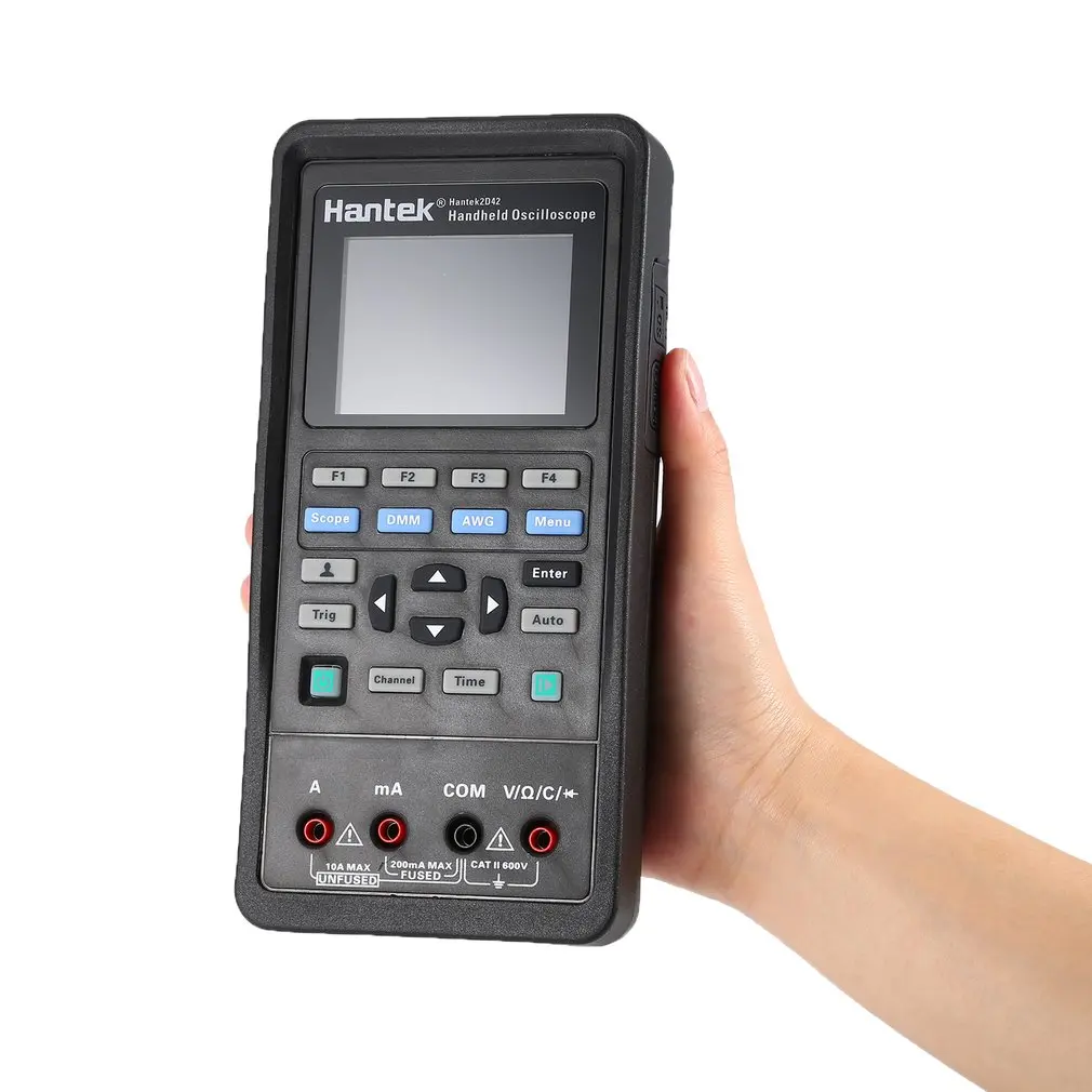 Фото Hantek 2D42 Digital Multimeters Handheld Oscilloscope 3 in 1 Intelligent Portable Multitester USB Interface Bandwidth 40MHz Инструменты Hantek 2D42 Digital Multimeters Handheld Oscilloscope 3 in 1 Intelligent Portable Multitester USB Interface Bandwidth 40MHz Инструменты