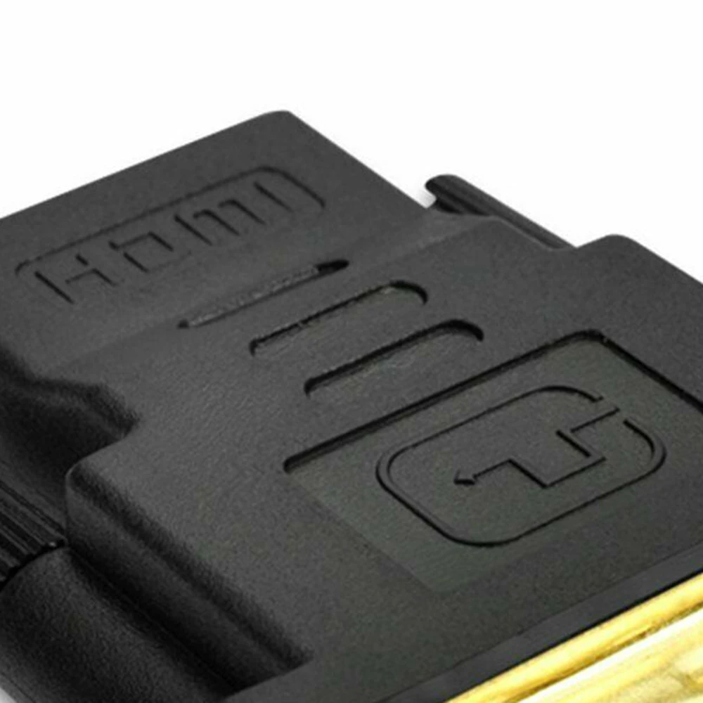 1080P штекер мужской и женский кабель HDMI DVI конвертер 24k позолоченный 24 + 1 к адаптер