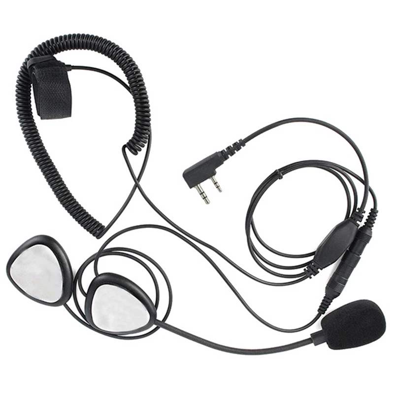 Полное обновление Finger PTT мотоциклетный шлем гарнитура микрофон для KENWOOD TYT BAOFENG UV 5R