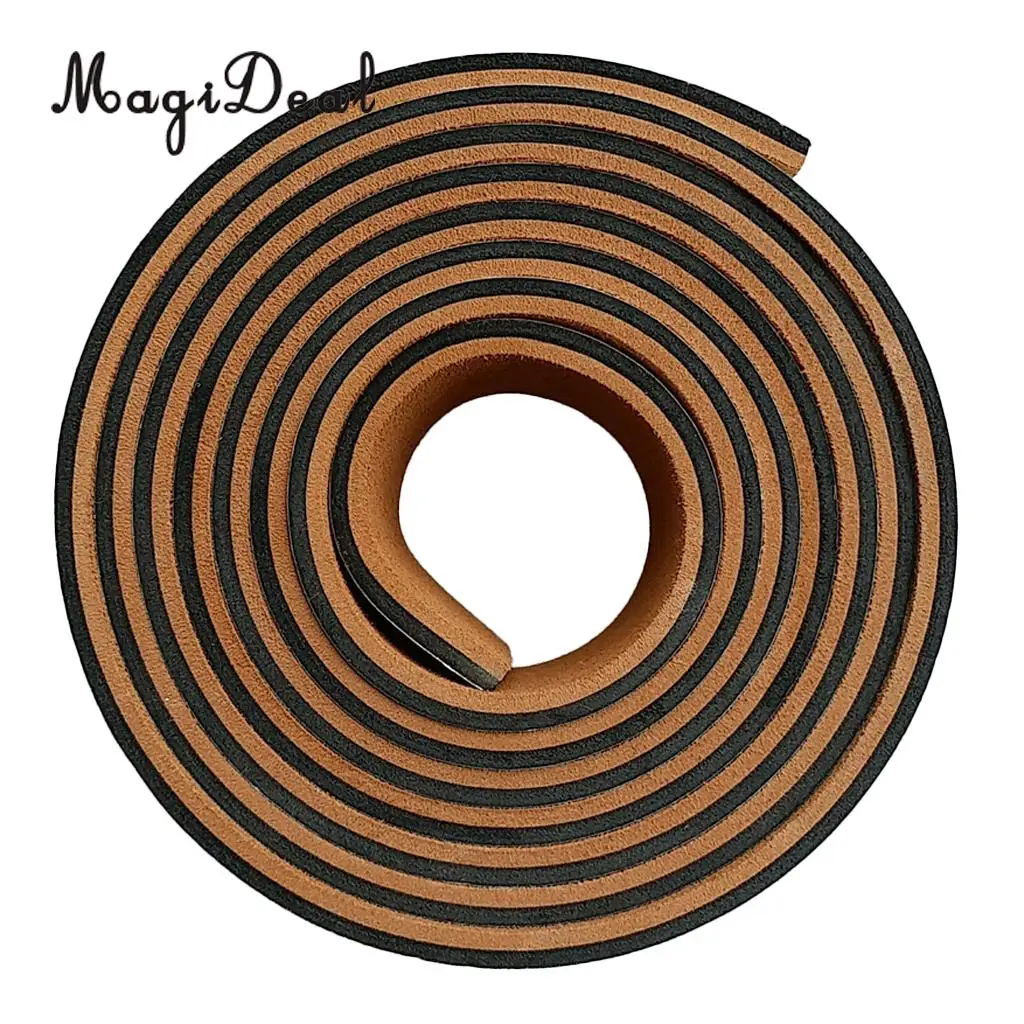 

5.8x240cm 6mm Self Adhesive EVA Foam Boat Yacht Flooring Faux Pad Non-skid Teak Decking Sheet Floor Mat Brown With Black Strips