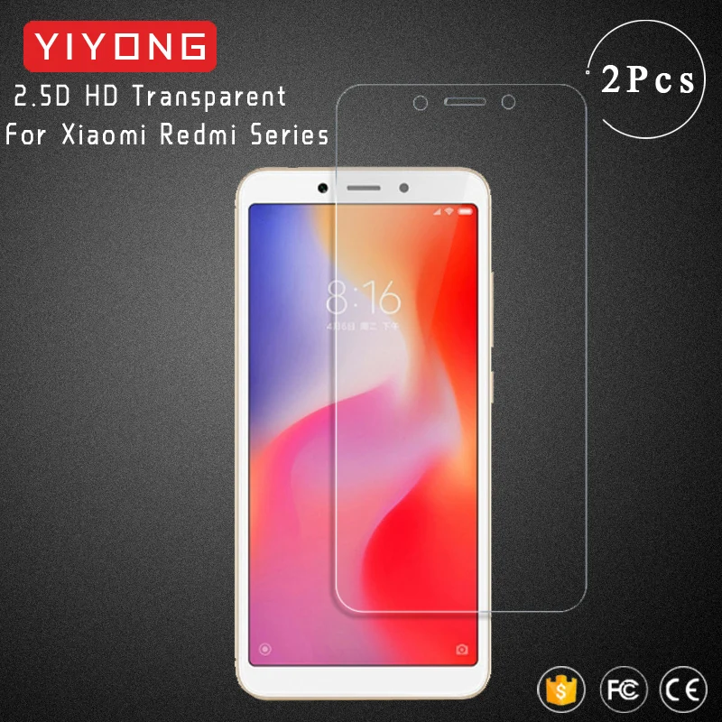 YIYONG 2.5D HD Стекло для Xiaomi Redmi 6 Pro 6A S2 Y2 Закаленное стекло Защитная пленка экрана Xiomi 5