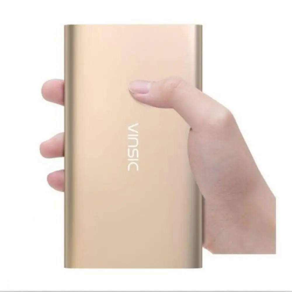 Vinsic чужой P11 Ultra Slim 12000 мАч запасные аккумуляторы для телефонов 5 в 2.4A Dual USB внешний