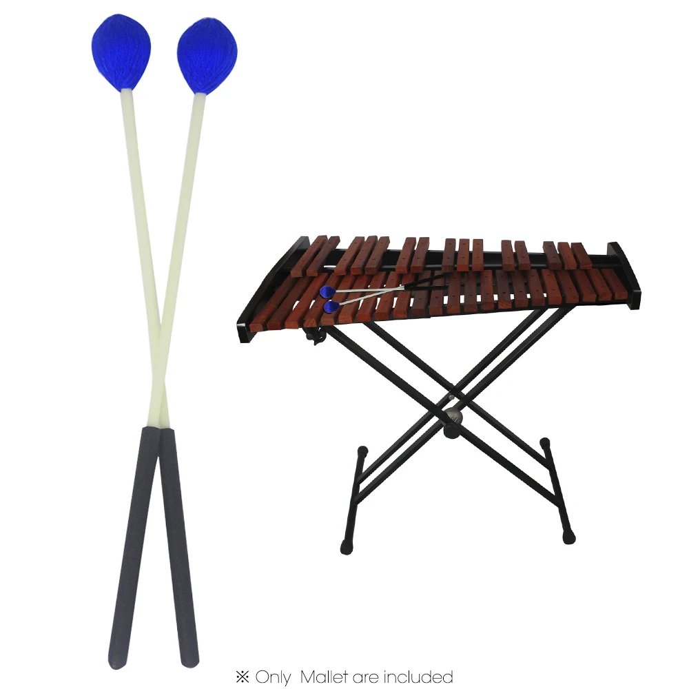 Первичный маримба палка молотки ксилофон Glockensplel Mallet с ручкой из стекловолокна