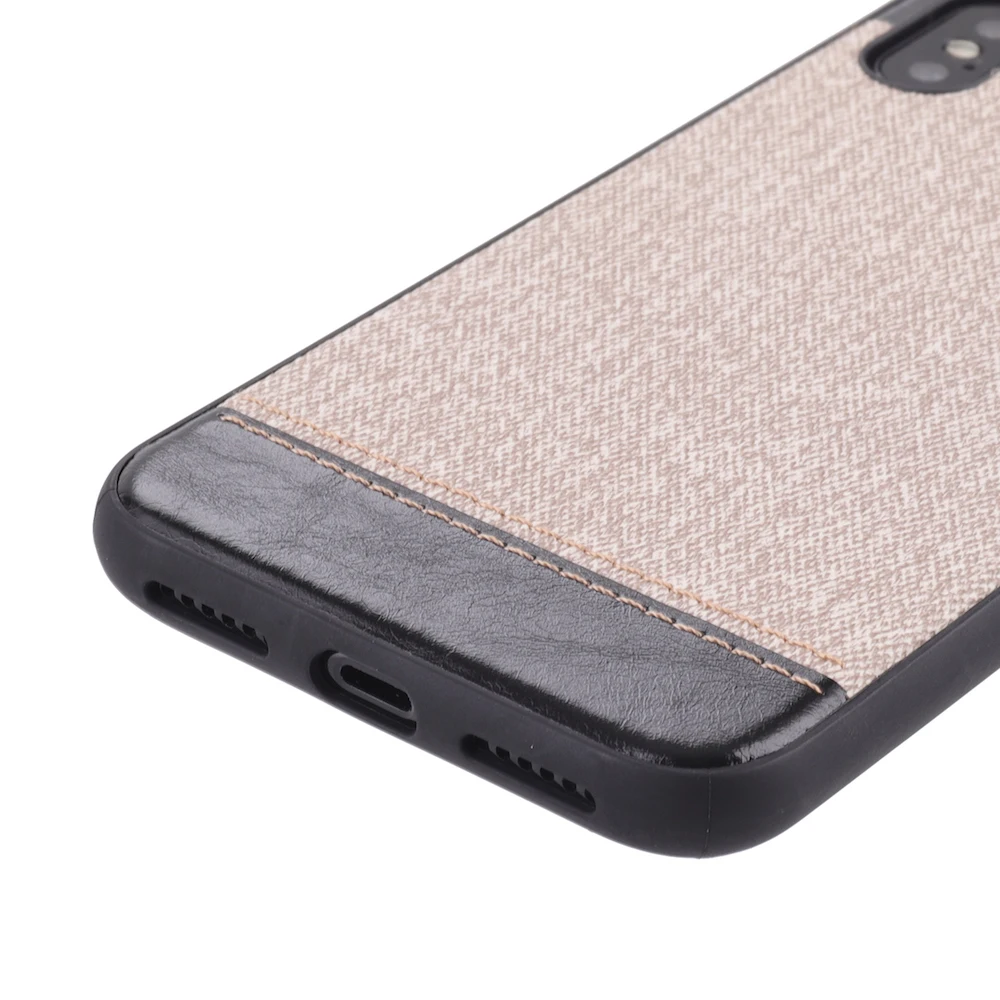 Чехол для мобильного телефона Hunreone Funda Para Telefono Movil TPU + PU чехол iPhone X XS XR Max 7 8 7P 8P 6 6S 6P