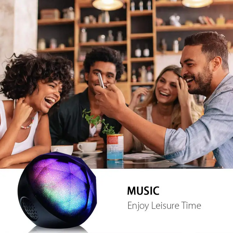 Bluetooth колонки Мини Портативный беспроводной громкий стерео звук динамик с