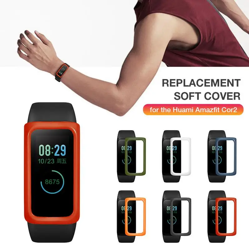Для Huami AMAZFIT браслет защитный чехол для COR 2 замена мягкий Amazfit Cor2 высокое качество