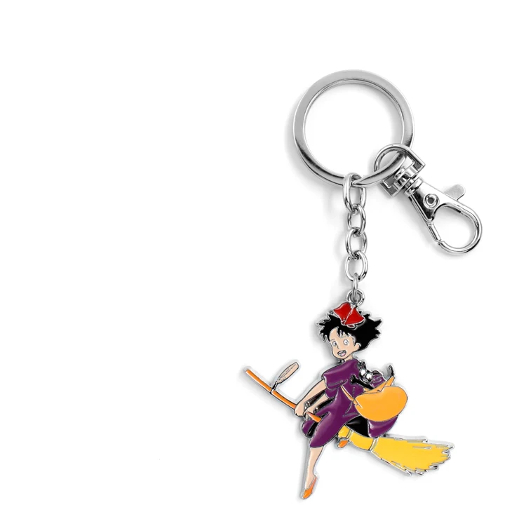 FINETOYS аниме Ghibli Kiki службы ДОСТАВКИ Jiji Cat металлическая подвеска ручной работы