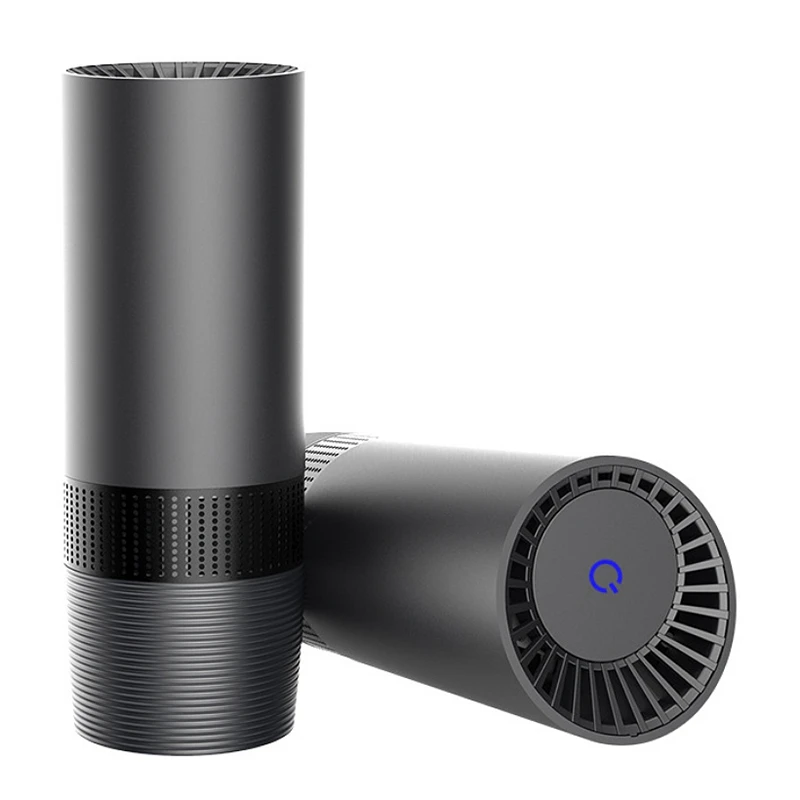 Mini Car Home Desktop Air Purifier Hepa Fresh Negative Ion Oxygen Removes Pm2.5 Smoke Odors Dust Cleaner | Бытовая техника