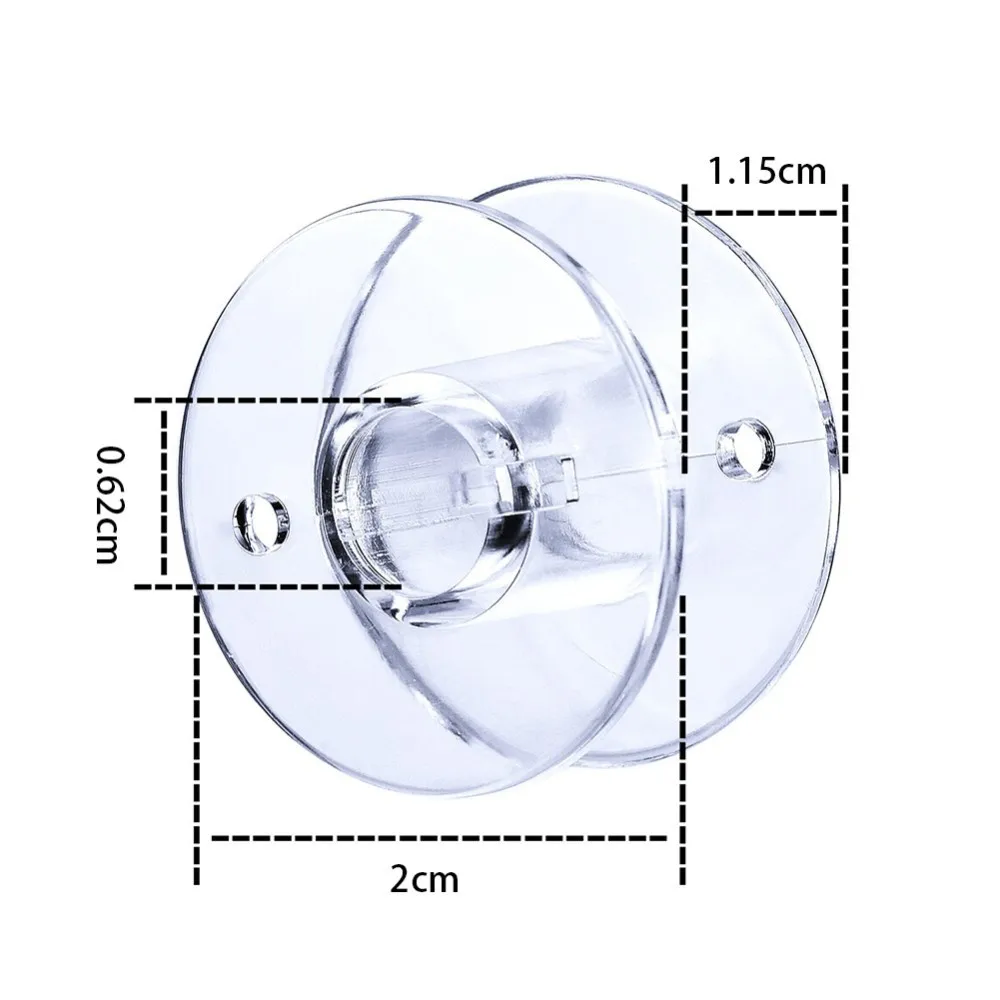 25 шт пластиковые катушки для швейных машин пустые чехол Швейные ремесла