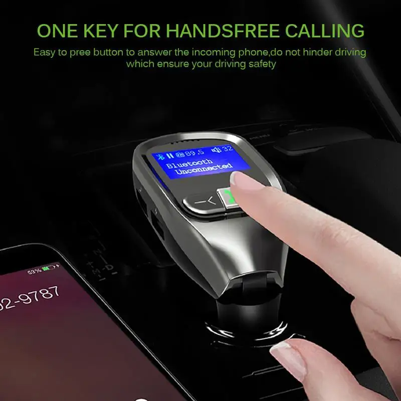 Onever FM Transmitter Car Handsfree Bluetooth LCD MP3 Player Aux Input with SD USB Charger | Автомобили и мотоциклы