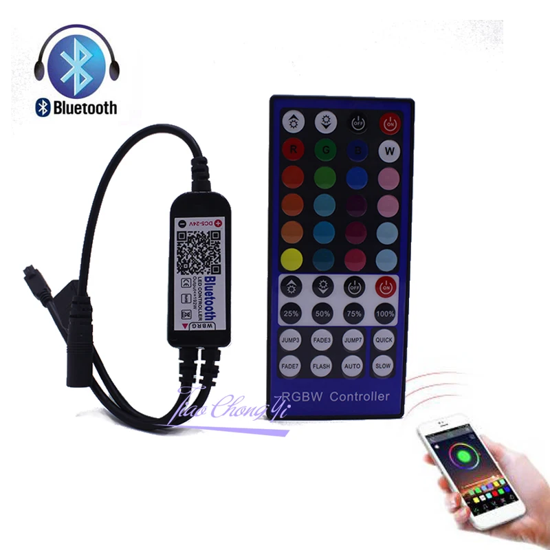 Светодиодный диммер Bluetooth RGBW с пультом дистанционного управления 40 клавиш