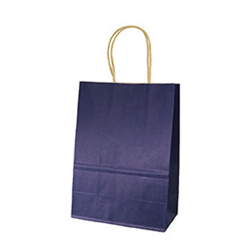 10 Colors Kraft party Paper Carrier Bag Wedding Treat with handle gift loot bags | Багаж и сумки