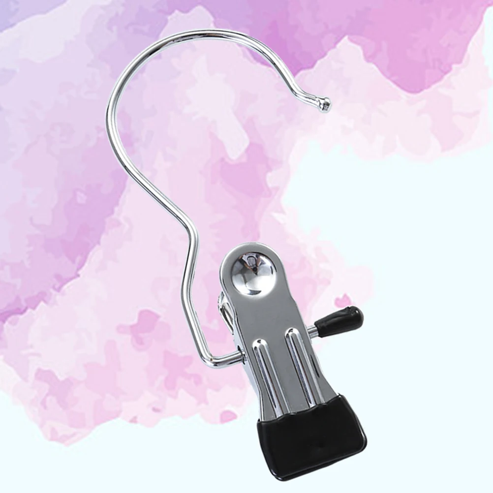 12pcs Hanger Hook Hanging Plated Metal Portable Lightweight Clothes Accessories Clip Snap for Home Kitchen Bedroom | Дом и сад