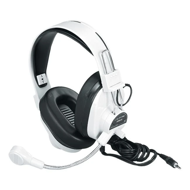 Califone International 3066AV Deluxe мультимедийные стерео наушники с подвесной микрофон |