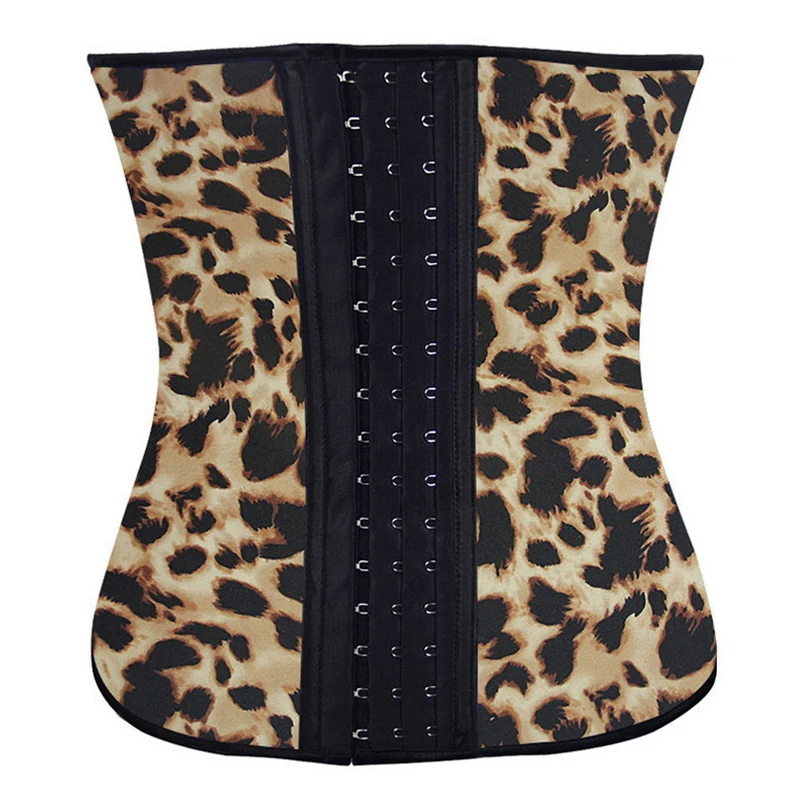 Леопардовые сексуальные корсеты и бюстье латексная Талия cincher corsetto fajas body not ann chery