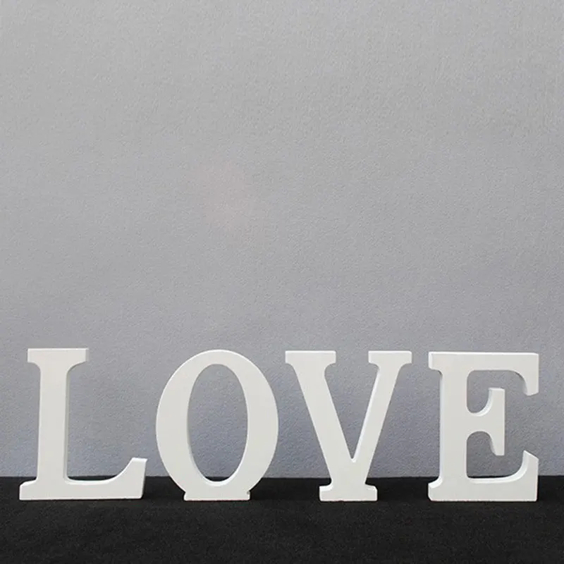 Креативный элегантный дизайн Любовные буквы банкетные вечерние свадебные