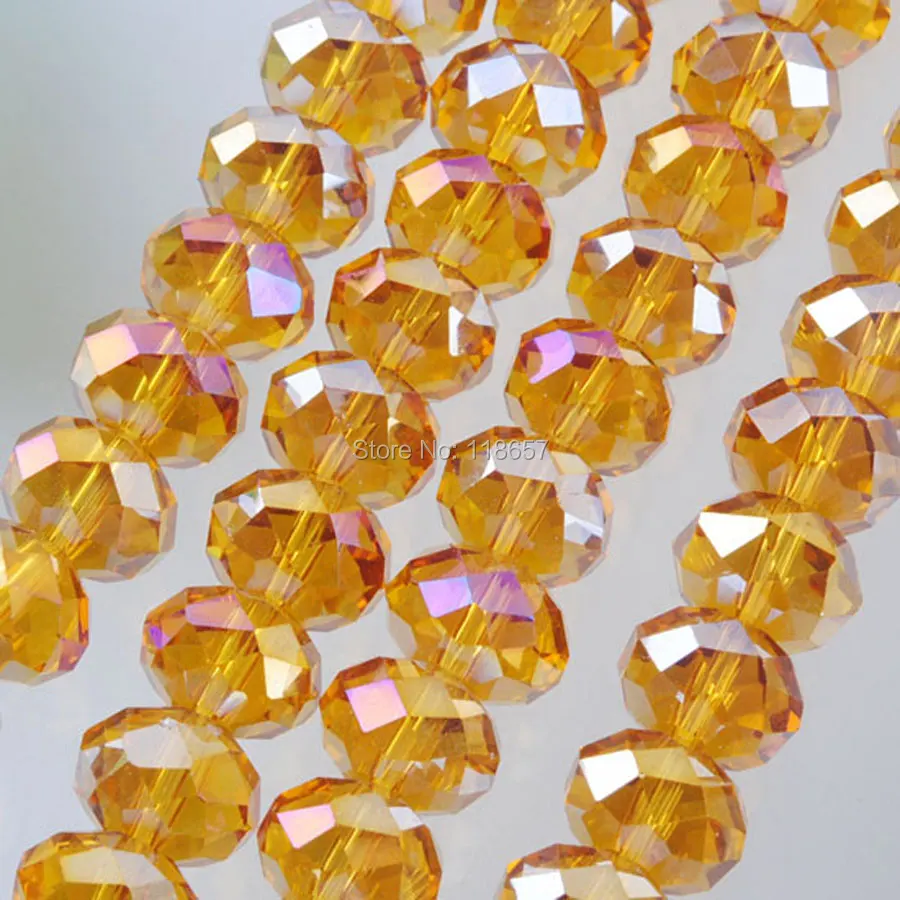 YOWOST Бесплатная доставка Высокое качество Кристалл Грановитая Rondelle 7x10 мм