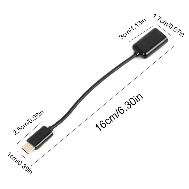 Hot 2019 USB-C 3.1 Male Type C to USB Adapter Cable Female Data Converter Connector OTG |