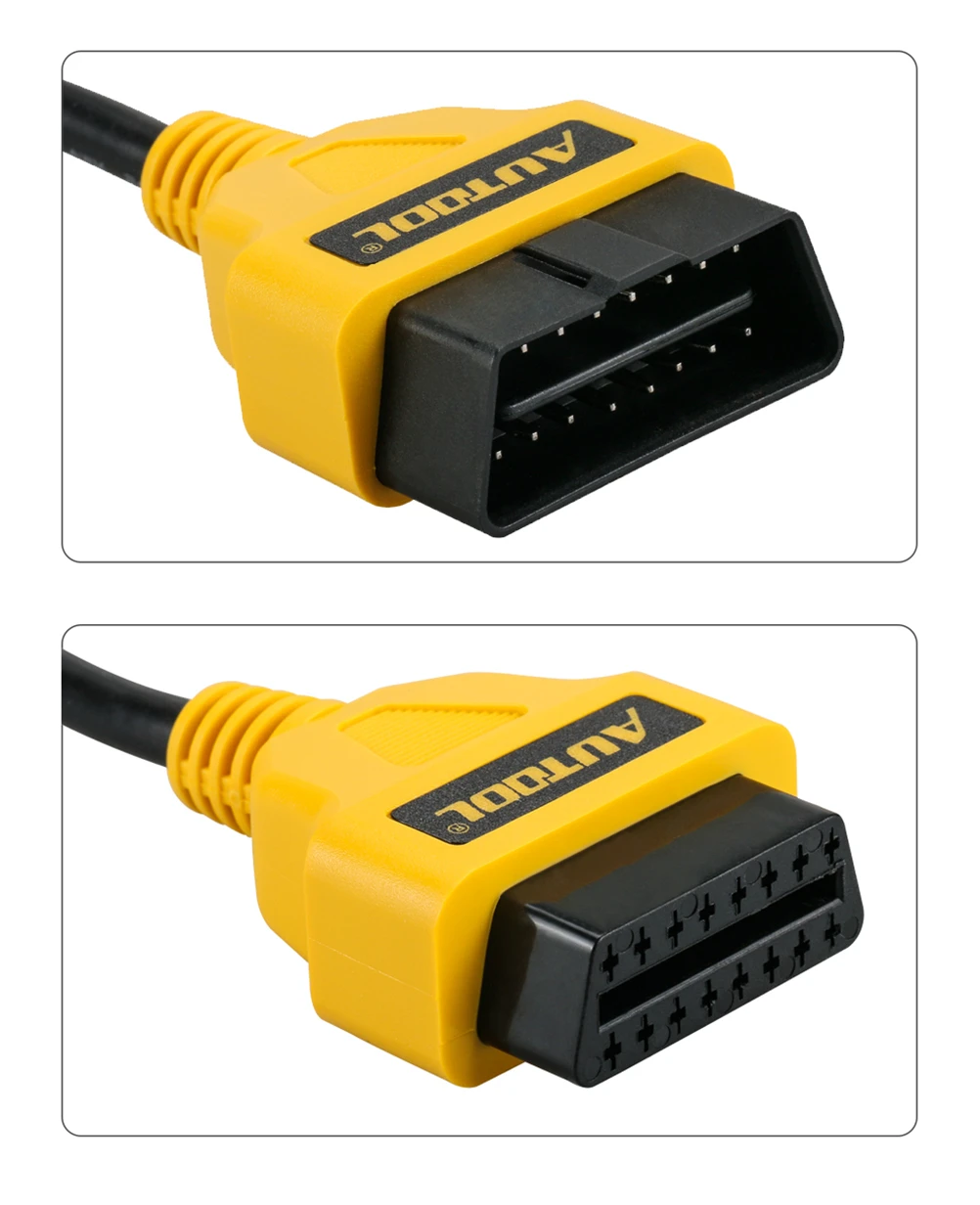 TLXC OBD2 16Pin 30 см соединитель для удлинителя ELM327 OBD II Авто Диагностический адаптер