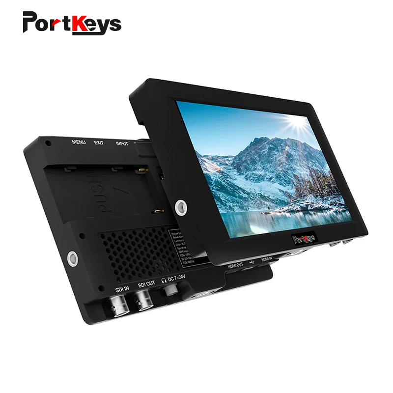 Portkeys HS7T 7 дюймовый камера монитор 4 K 3g SDI и HDMI 1200nit высокий яркий с 3D LUT гистограммы